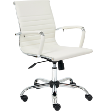 Компьютерное кресло TetChair Urban-low, искусственная кожа белая 36-01