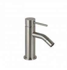 Carlo Frattini Spillo Steel Смеситель для биде, на 1 отверстие, с донным клапаном click-clack, цвет: INOX. F3072INOX