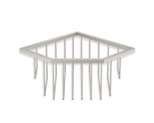 Decor Walther WA ECK1 Корзина универсальная 18x18x9.5см для душа, угловая, подвесная, цвет: никель сатинированный. 0703376