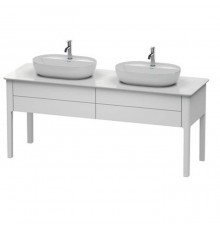 Duravit Luv База напольная для двух раковин 178.8x57х74.3см., 2 выдв.ящика, со столешницей каменной, цвет: белый. LU9562B3636,  0380600000,  LU9467B1717