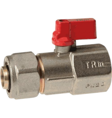 Шаровой кран TeRma 30233 16x1/2" ВР, ручка флажок