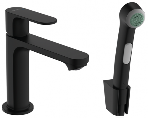 HG 72 215 670 Rebris S Смеситель для раковины 109 мм, с гигиеническим душем, 4,7 л/мин 72215670