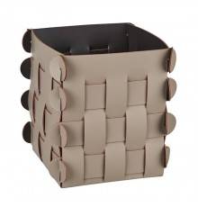 ADJ Корзинка Shlesser, 13x13xH17 см., цвет: капучино/шоколад