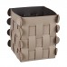 ADJ Корзинка Shlesser, 13x13xH17 см., цвет: капучино/шоколад