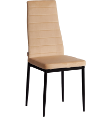 Комплект стульев TetChair Модерн Easy (mod. JSC02-1) флок sandy HLR6, ножки черные, 6 шт.