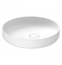 Duravit Vitrium Раковина накладная 46см., без отв., круглая, из DuroCast UltraResist, без перелива, цвет: белый матовый. 266146