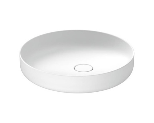 Duravit Vitrium Раковина накладная 46см., без отв., круглая, из DuroCast UltraResist, без перелива, цвет: белый матовый. 266146