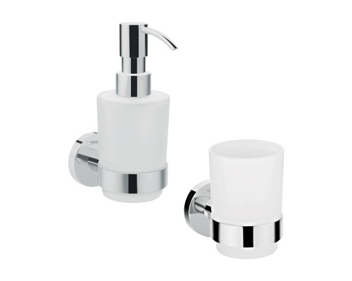 Набор Стакан Hansgrohe Logis Universal 41718000 + Дозатор 41714000 Набор Стакан Hansgrohe Logis Universal 41718000 + Дозатор 41714000