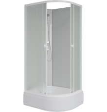 Душевая кабина Niagara Promo P90/80/26L/MT/BK 90х80 см, без крыши, L