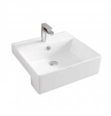 Artceram QUADRO Semincasso Раковина 50x48 см, 1 отв., цвет: белый. QUL004 01 00