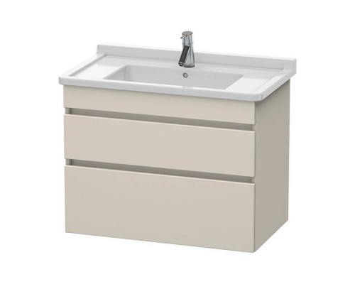 Duravit DuraStyle Тумба с раковиной 80x47см, 2 выдв. ящика, подвесная, цвет: Серо-коричневый матовый. 0304800000,  DS648809191