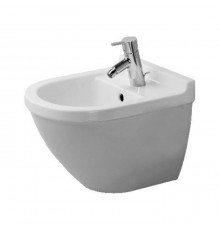 Duravit Starck 3 Биде подвесное 47.5х36см, с 1 отв под смеситель, крепления Durafix, (без инсталл крепление 006500), цвет: белый. 2281150000