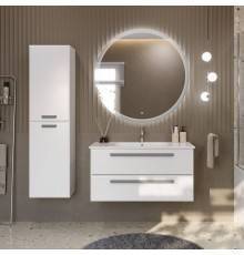 Мебель для ванной комнаты Cezares Eco Cer 100 ручки серые, bianco opaco