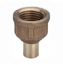 Муфта переходная Viega DN28x В1  бронза/медь. 117849