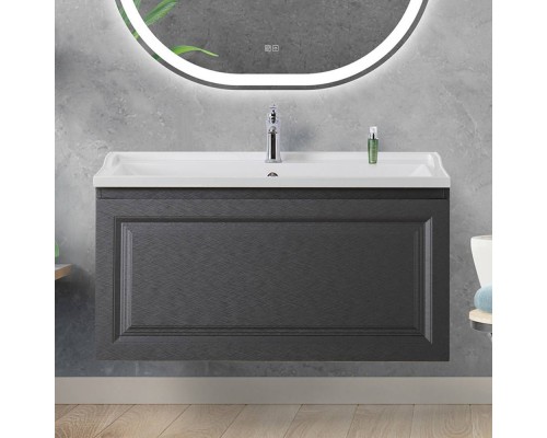 Тумба с раковиной Cezares Giubileo 100 1 внутренний ящик, титан