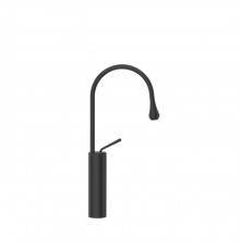 Gessi Goccia Смеситель для раковины на 1 отверстие, высокий, излив 174мм R=90, цвет: black XL. 33608#299