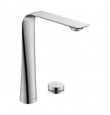 Duravit D.1 Смеситель для раковины на 2 отв. высокий h=253мм, электронный, цвет: хром. D11110007010