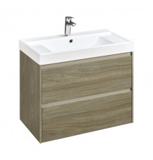 Тумба с раковиной Roca Ona 80 вяз темный