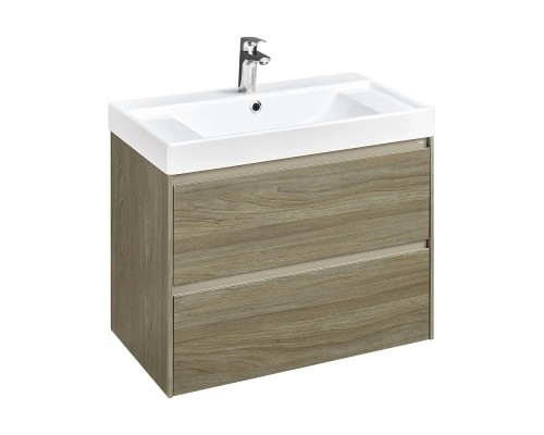 Тумба с раковиной Roca Ona 80 вяз темный