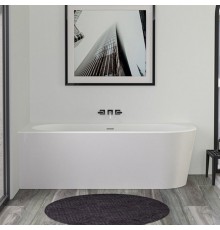 Knief Wall Corner R Ванна акриловая угловая в левый угол 180х80х60см, щелевой перелив, цвет: белый. 0100-277-R(06S)