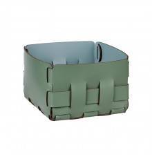 Colombo Adj Корзинка Mini Bottega, 19x19H13 см , цвет: эвкалипт/небесный. BADJ1019-6050