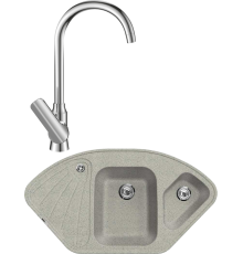 Комплект Мойка кухонная Lava A3.SCA scandic + Смеситель SG07 CR chrome