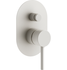 Встраиваемый смеситель для душа и ванны Plumberia Selection Ixo XO1001BO С ВНУТРЕННЕЙ ЧАСТЬЮ, матовый белый