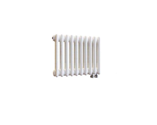 Трубчатый радиатор Arbonia 3030V, 10 секций, нижнее подключение(с вентилем), без накладок 3030/10 RAL 9016 № 69 твв