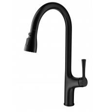 Смеситель для кухни Wonzon   Woghand WW-AE54123-MB матовый черный