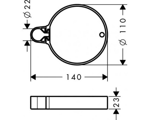 Hansgrohe Cassettarsquo;C Мыльница подвесная, цвет: хром. 28678000 Hansgrohe Cassettarsquo;C Мыльница подвесная, цвет: хром. 28678000
