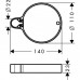 Hansgrohe Cassettarsquo;C Мыльница подвесная, цвет: хром. 28678000