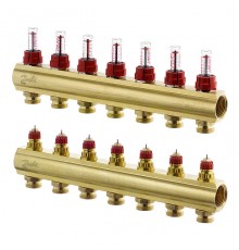 Комплект коллекторов Danfoss FHF-7F для 7 контуров. 088U0527