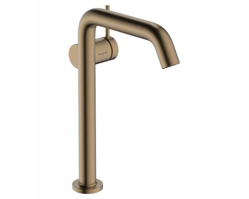 Hansgrohe Tecturis S Смеситель для раковины, на 1 отв., высокий, цвет: бронза матовая. 73370140