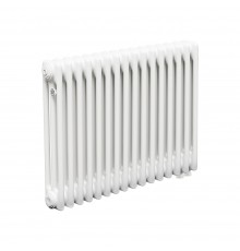 Трубчатый радиатор ТЕПЛОФОРТ ТР3057 ТВ, 16 секций, нижнее подключение ½”, белый глянец 200059
