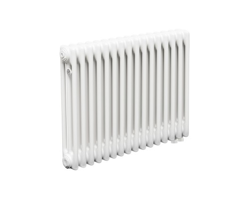 Трубчатый радиатор ТЕПЛОФОРТ ТР3057 ТВ, 16 секций, нижнее подключение ½”, белый глянец 200059