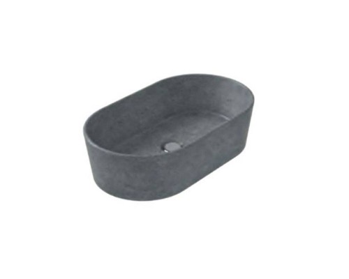 Globo Le Pietre Раковина 60х36х16 см, без отв., накладная, цвет: серый туф. FO061.PG