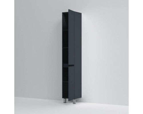 M91CSR0306GM Шкаф-пенал, напольный, правый, 30 см, графит матовый M91CSR0306GM Шкаф-пенал, напольный, правый, 30 см, графит матовый
