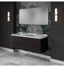 Kerasan Waldorf Комплект подвесной мебели 150см,  с 4 ящиками, цвет:черный матовый. 4143K1bi/cr*1,  925431