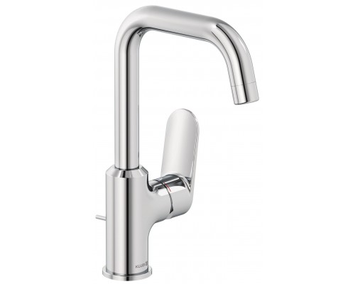 Kludi 320270575 X1 Однорычажный смеситель на умывальник, с донным клапаном, управление сбоку, хром 320270575