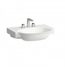 Laufen New Classic Раковина накладная 60х48х7.5см, с 3 отв., без перелива, цвет: белый матовый. 8.1385.3.757.158.1