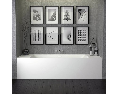 Knief Shape Ванна 170x70x60cм., встраиваемая, click-clack, цвет: белый матовый. 0600-730-01