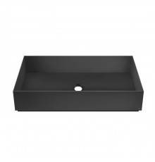GESSI 316 Раковина 60x35 см., для установки на столешницу, без перелива, нержавеющая сталь, цвет: Black XL. 54606#299