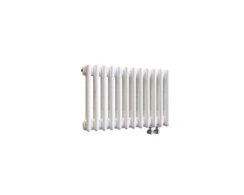Трубчатый радиатор Arbonia 3030V, 12 секций, нижнее подключение(с вентилем), без накладок 3030/12 RAL 9016 № 69 твв