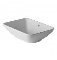 Duravit Starck 3 Раковина накладная, 55х42см., с переливом, с креплениями, цвет: белый. 0334520000
