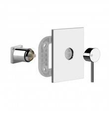 Gessi Emporio Via tortona Смеситель для душа,, подвесной, термостатический, цвет: хром. 44662#031