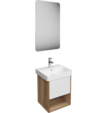 Мебель для ванной комнаты KERAMA MARAZZI Pro 55 с ящиком и полкой, швейцарский вяз