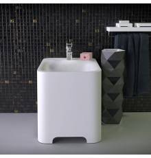 KNIEF Feel Биде напольное  58х39х42 см,с 1 отв под смеситель , цвет: белый. 0600-025-01R bi matt