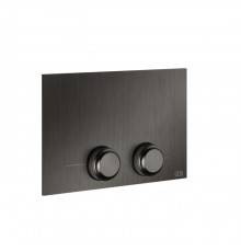 Gessi Venti20 Клавиша смыва для унитаза двойная, для инсталляций TECE, цвет: Black Metal Brushed PVD. 54657#707