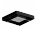 Newform Head Showers Верхний душ 74x74см, потолочный, скрытый, хромотерапия, цвет: brushed steel / черный. 688.46.093