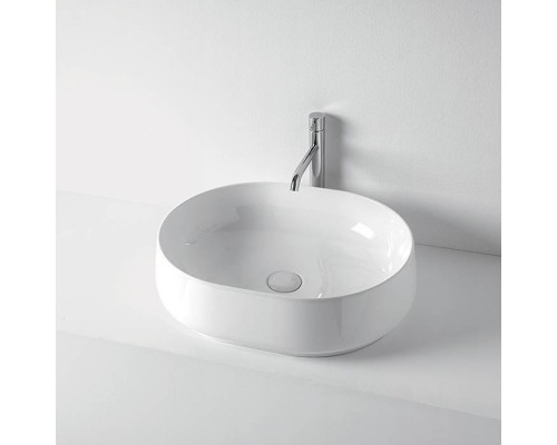 Kerasan F10 Раковина 56х44см, накладная, без отв., цвет: белый. 460501 Kerasan F10 Раковина 56х44см, накладная, без отв., цвет: белый. 460501